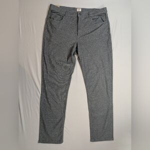 NWT Faherty Knit Flannel 5 Pocket Pants  Mountain Charcoal Grey 38x32 MBH2309